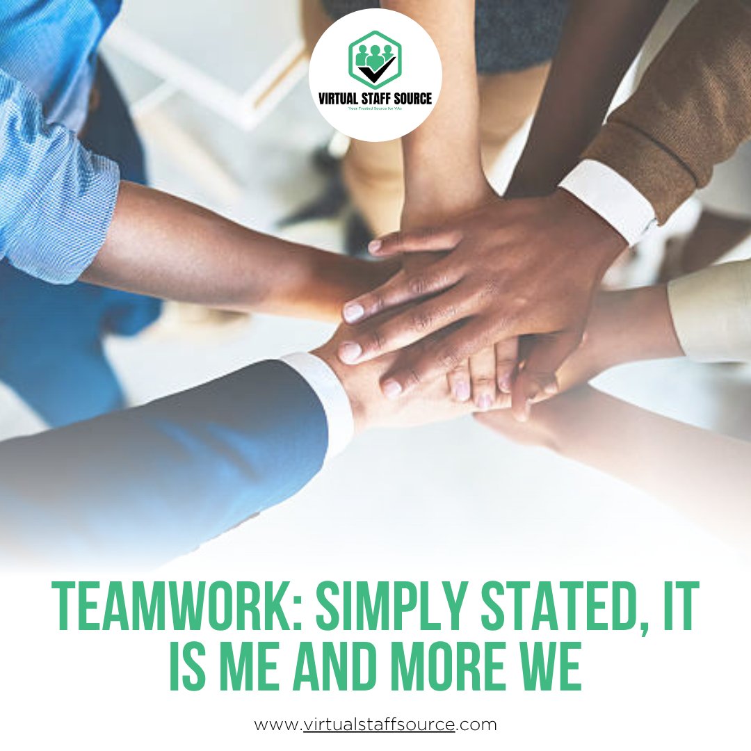 VirtualStaffSrc's tweet image. Take the me out and add more we. 

Teamwork boosts communication and social interaction. 

Discover more at VirtualStaffSource.com.

#VirtualStaffSource #Memes #VirtualAssistantsMemes #VirtualStaffingMemes #VAWorld