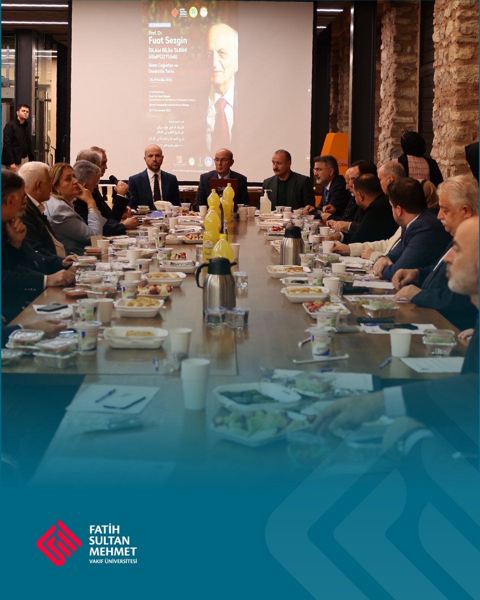 Fatih Sultan Mehmet Vakıf Üniversitesi, İstanbul Üniversitesi ve Prof. Dr. Fuat Sezgin İslam Bilim Tarihi Araştırmaları Vakfı (İBTAV) iş birliğinde düzenlenecek 4. Uluslararası Prof. Dr. Fuat Sezgin İslam Bilim Tarihi Sempozyumu’nun koordinasyon toplantısı, İBTAV ev sahipliğinde