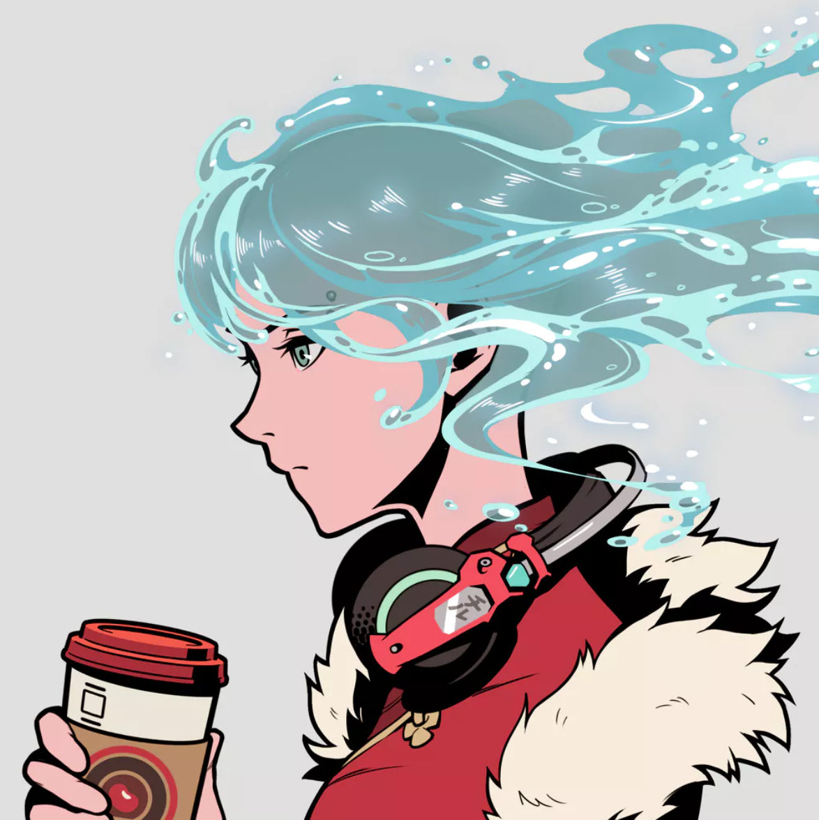 New #NewProfilePic IKZ! 
Yes that’s bubble tea🧋in that cup 
thanks to Lovenoda on the super deal <a href="/ScvLegend/">LoveNoda</a> <a href="/Azuki/">Azuki</a>