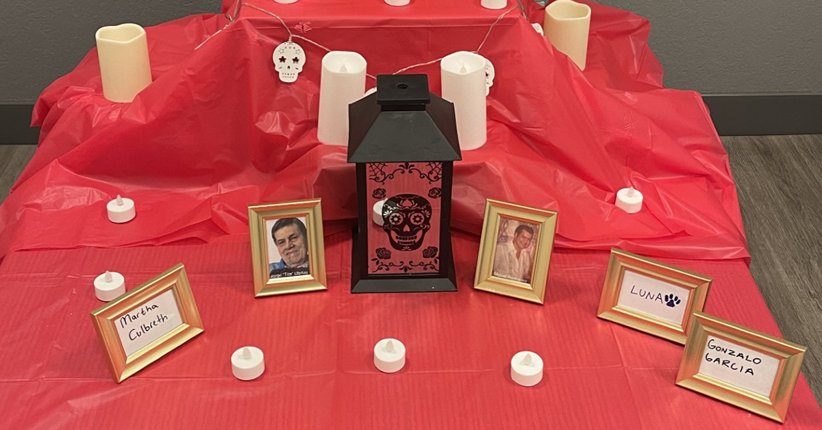 🎃 Halloween, or Dia De Los Muertos, has a special meaning for us.🏵️💀 Our annual pumpkin carving event was held early so our <a href="/EganSimon/">EGAN | SIMON architecture</a> Ofrenda could be available for all in the 205 lobby. 

Happy Halloween/ Dia De Los Muertos to all! 👻