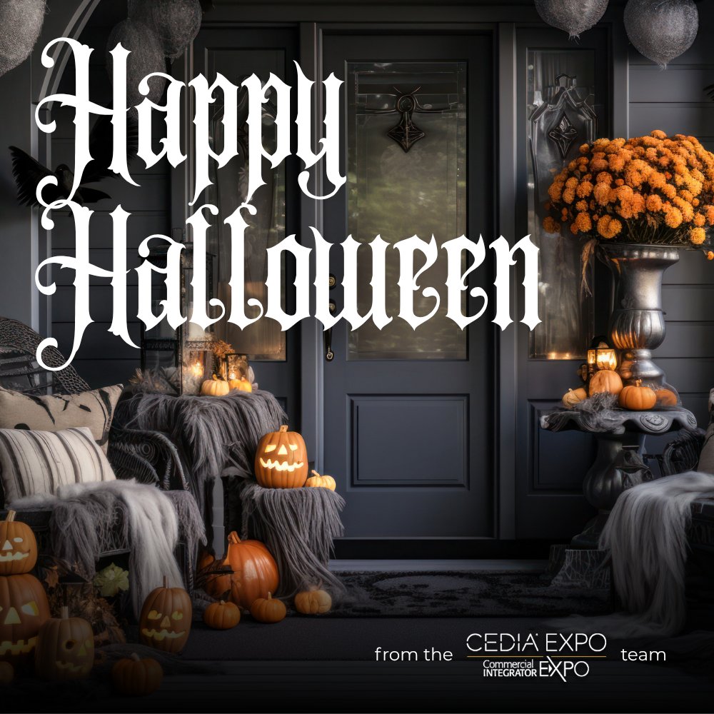 CEDIAExpo_CIX's tweet image. That feeling when your video doorbell detects motion… but nothing’s there. 😳

Happy Halloween from CEDIA Expo/CIX! 👻

#CEDIAExpoCIX #AVtweeps
📸 Adobe Stock / Sunshower Shots