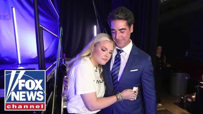 patriottakes's tweet image. Jesse Watters lends his shoulder to Erika Kirk