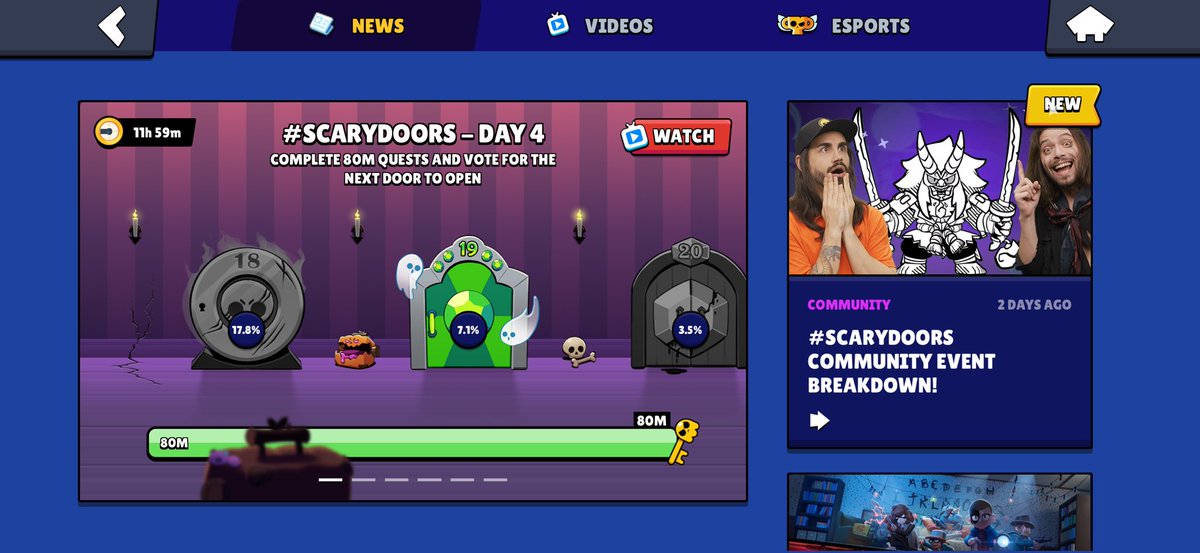 #scarydoors day 4 <a href="/BrawlStars/">Brawl Stars</a> 👻