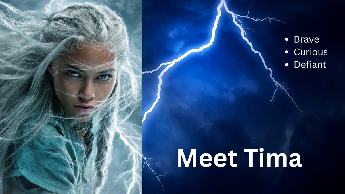 KLSmall_Author's tweet image. Day 2 - The main character in STRANDED is a young woman named Tima. She is brave, defiant, and curious. She has made two promises that she is struggling to complete.

#novnov #novelnovember #Stranded