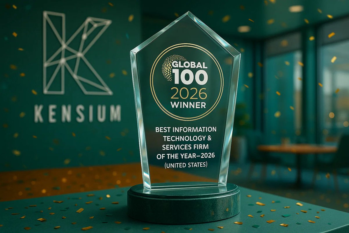 kensium's tweet image. 🏆 Kensium Named “Best Information Technology &amp;amp; Services Firm of the Year – 2026 (United States)”

We’re proud to share that Kensium has been recognized in the Global 100 Awards – 2026 as Best Information Technology &amp;amp; Services Firm of the Year (U.S.)!

This recognition reflects…