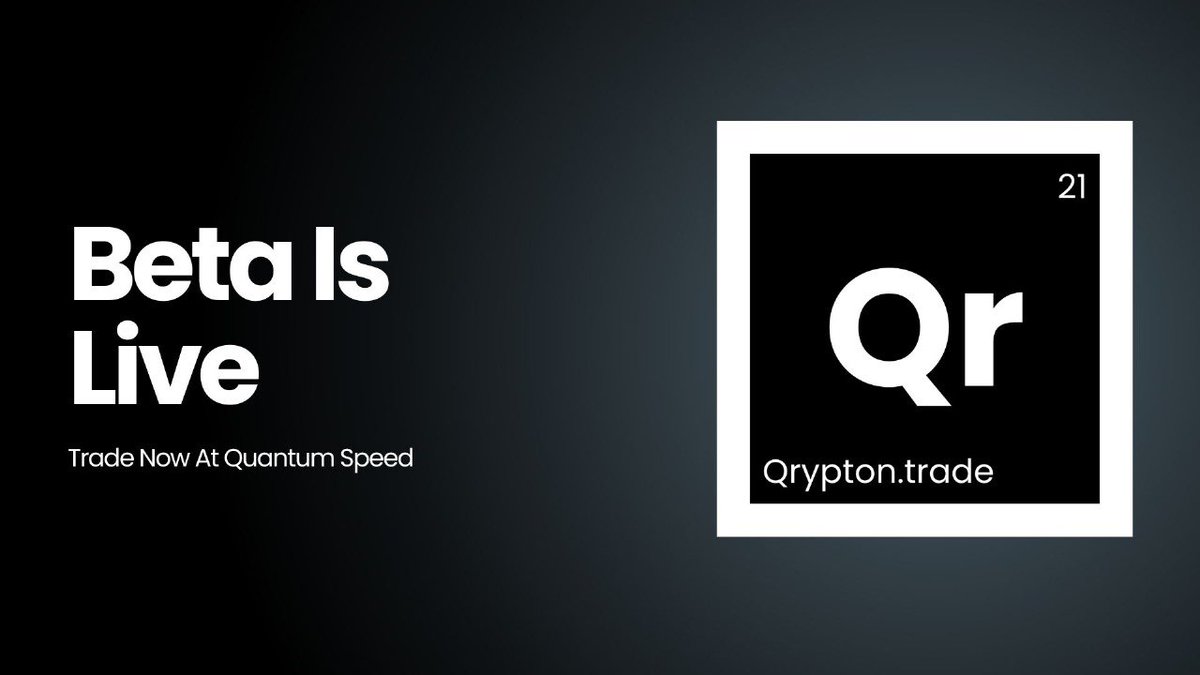 QryptonTrade's tweet photo. 17 years ago today, the Bitcoin Whitepaper was released—a document that sparked a revolution in finance.
I'm excited to announce that we are publishing the https://t.co/dqVR9coH5j Litepaper and officially opening our terminal to the Public Beta.
This is the next chapter.
@solana https://t.co/dlKcopi7mG