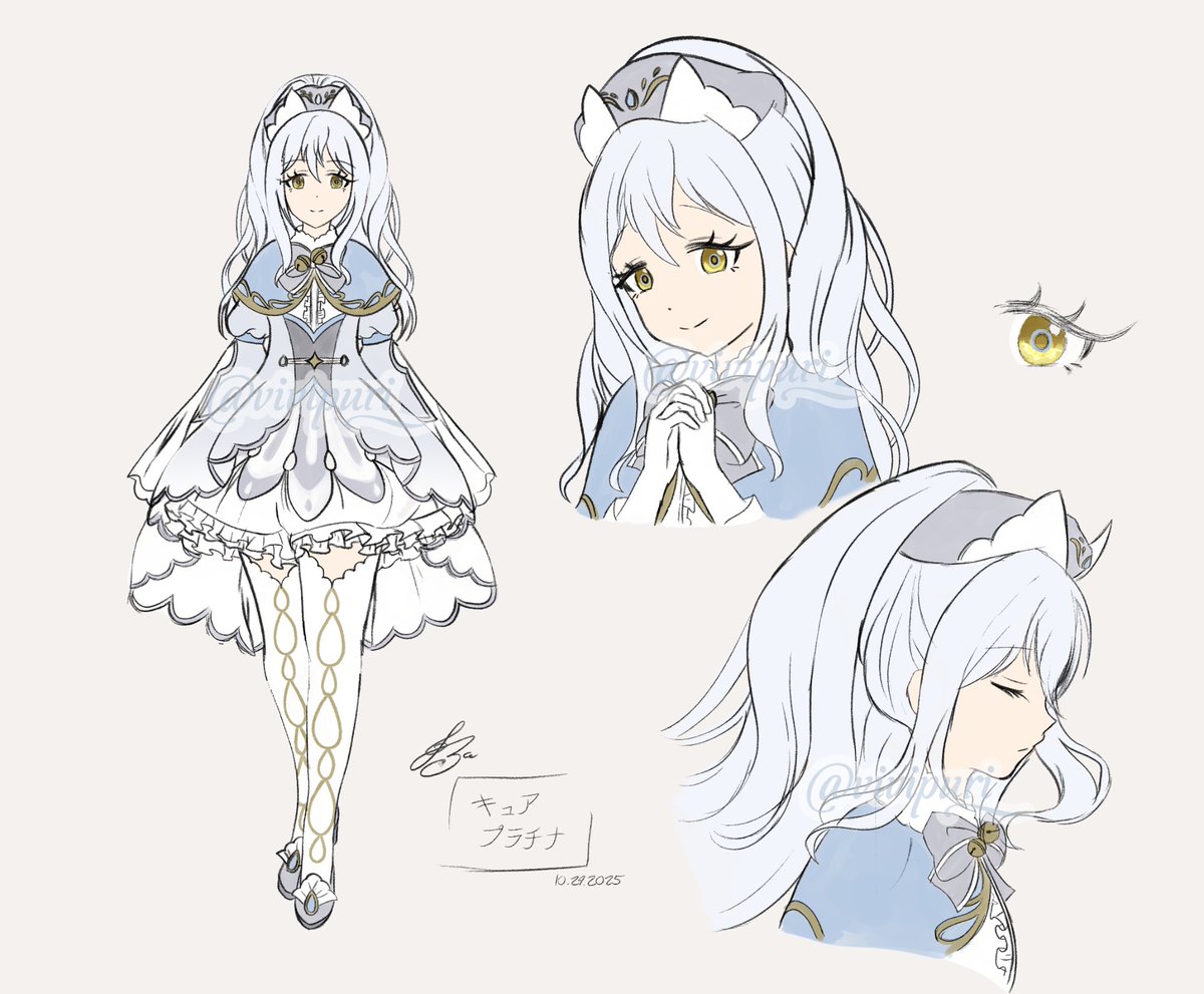 Cure Platina final concept design 🕊️

the main cure of Viva la Vida! Precure ✨ #fancure #prettycure #precure #プリキュア