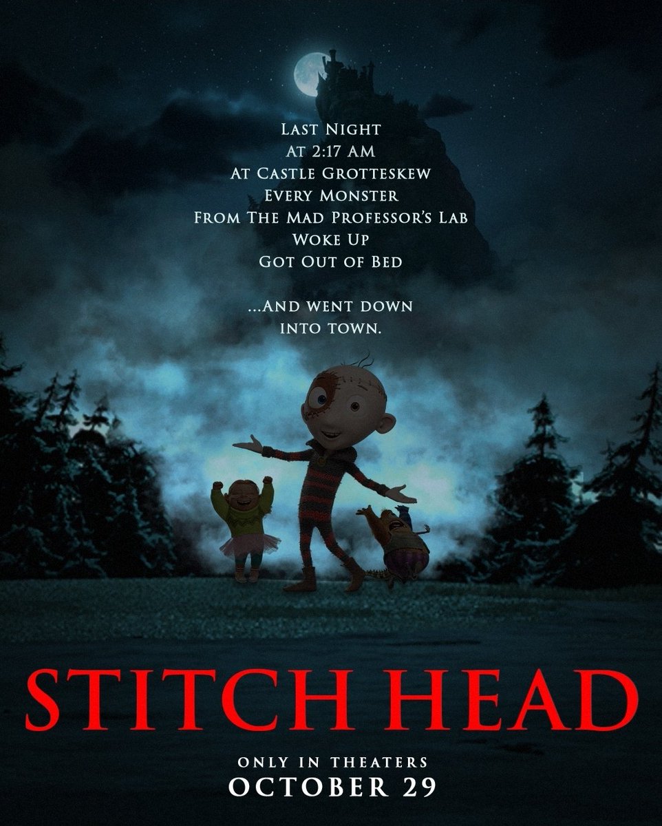 New ‘Weapons’ parody poster for the animated film ‘STITCH HEAD’.

Now playing in theaters.