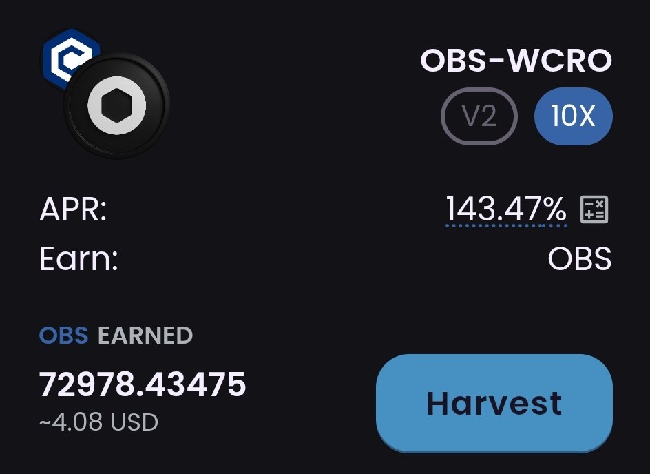 <a href="/HatenCRO/">Haten</a> <a href="/thecryptosv/">CryptoSv 🇸🇻</a> 
On this Halloween Day I appreciate the no tricks and all treats done w/ <a href="/ObsidianSwap/">ObsidianSwap | SWAP. CLAIM. WIN!!</a> 

No candy today, just more OBS stacking... no cavities w/ this treat either.... MORE MORE MORE

$OBS