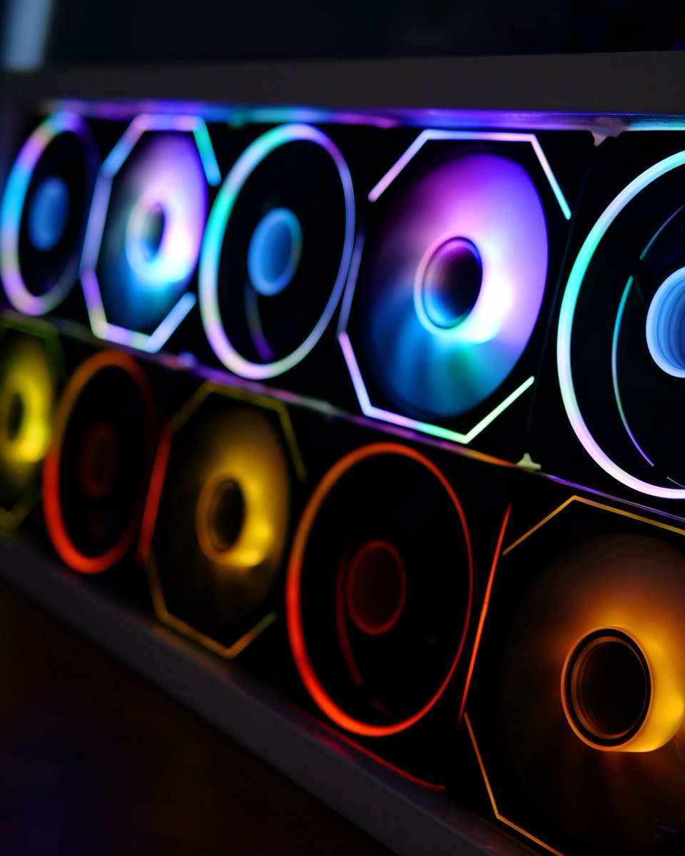 This week we were also tasked to create an awesome “onlyfans” light box! 

We took 12 <a href="/antec/">Antec</a> ARGB fans from their ORBIT &amp; VISION range and built are very own custom light box for the studio!!

Who wants one⁉️

Stay tuned for the video later tonight!

#antec #fans #lightbox