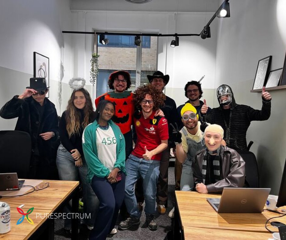 purespectrum_'s tweet image. From Westlake Village to Brazil - our teams around the world brought the spirit of Halloween to life! Happy Halloween from the PureSpectrum team! 👻 #PureSpectrum #Halloween2025