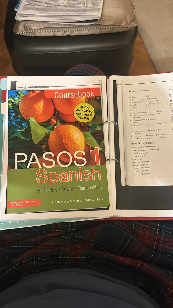 Friday Night OCN Spanish homework for night class… Who is this person I’ve become?! Loving being a student again…