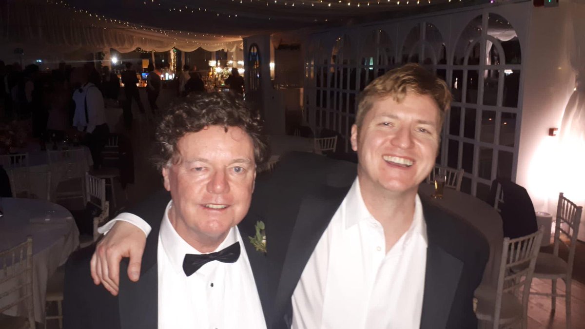 Myself and dad enjoying a family wedding. David passed a year today. We all miss him dearly.