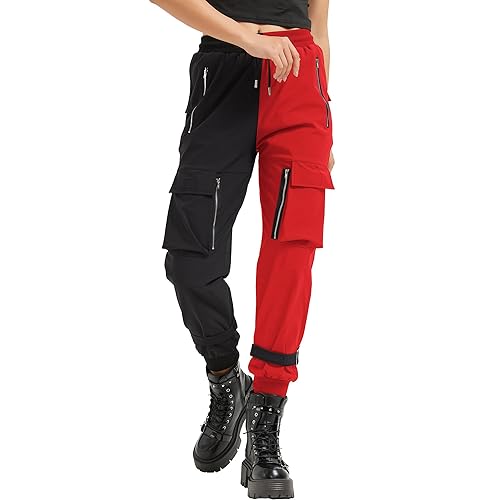 I just received a contribution towards MEINVQIAOTI Black Cargo Pants Women Loose Chained Pants Multi-Pocket Multi-Zip Punk Goth Pants - X-Large - Black&amp;red from Anonymous via Throne. Thank you! throne.com/cookieva #Wishlist #Throne