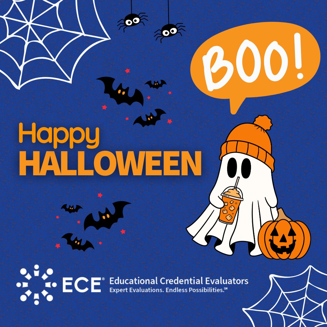 ECEConnection's tweet image. Happy Halloween from Educational Credential Evaluators! 

#HappyHalloween #Halloween #TrickorTreat
#ExpertEvaluations #EndlessPossibilities #IntlEd #ECE