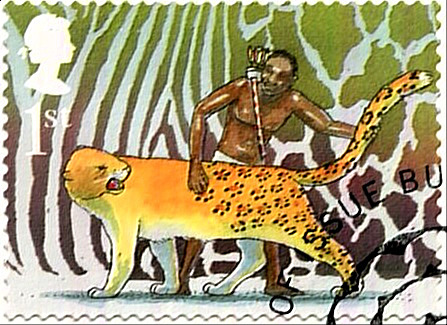 "How the leopard got its spots"
2002: Centenary of Publication of Rudyard Kipling's Just So  Stories
Illustrator - Izhar Cohen