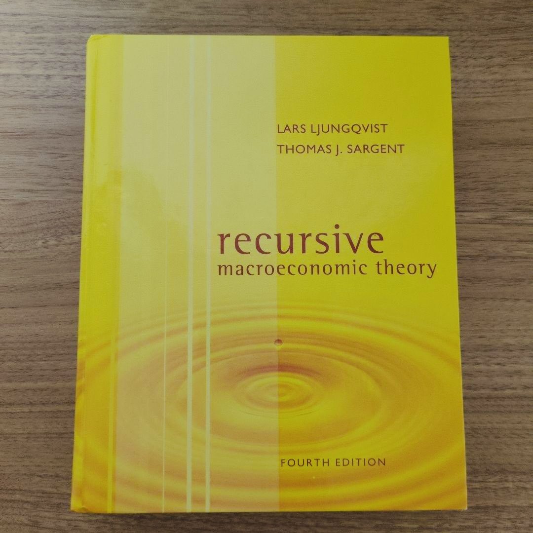 hamptonism's tweet image. recursive macroeconomic theory: