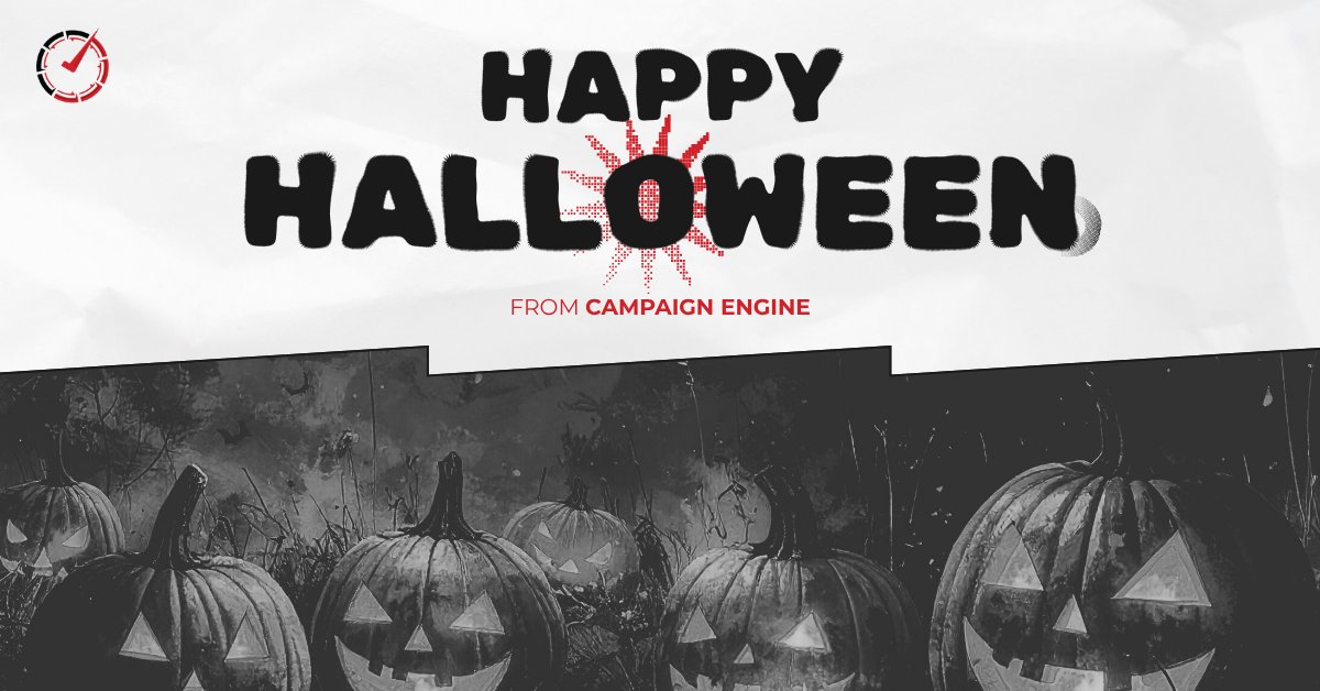 RaiseWinRepeat's tweet image. 🎃 You know what’s scarier than Halloween?
A campaign without a strategy.
From all of us at Campaign Engine — Happy Halloween! 👻
#RaiseWinRepeat | #CampaignEngine | #Halloween2025