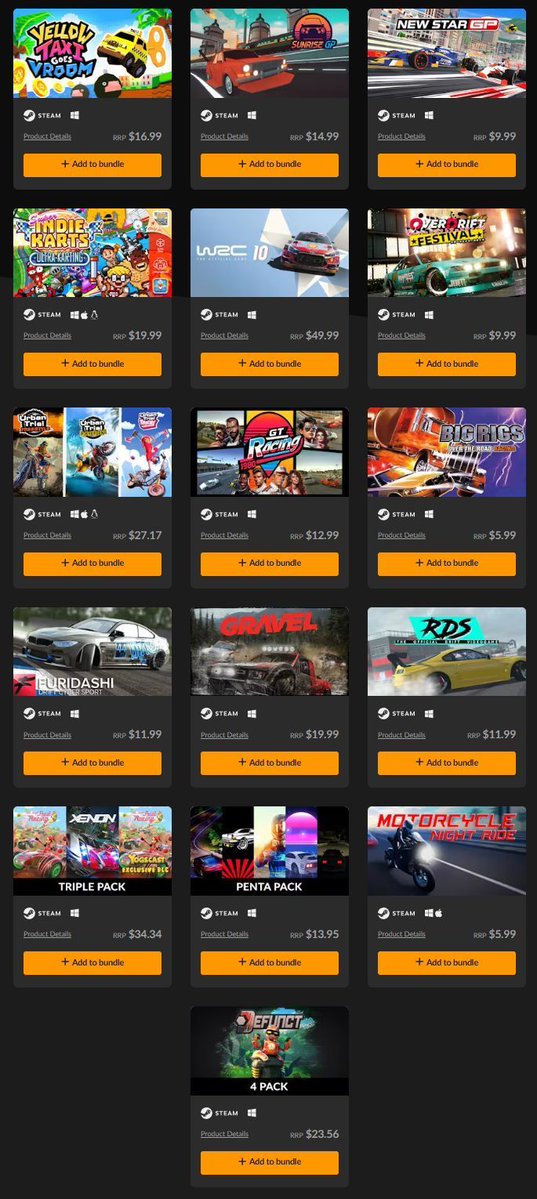 Wario64's tweet image. Yellow Taxi Goes Vroom w/ 2 more games is $4.95 on Fanatical Build your own Nitro Bundle buff.ly/mMuGyv0 #ad 

add more games to save more