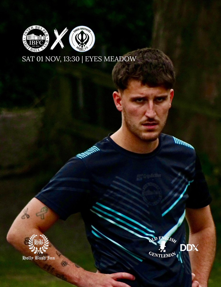 interbelper's tweet image. TOMORROW ⚽️🏆🩵

Big test for the lads as we welcome CMAL Prem side Derby Singh Brothers to Eyes Meadow for a Derbyshire Cup game.