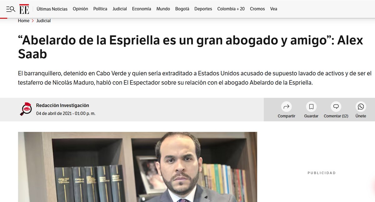 ¿Álex Saab el "gran amigo" de <a href="/DELAESPRIELLAE/">DE LA ESPRIELLA STYLE</a>?
Se cierra el círculo (des)virtuoso.
