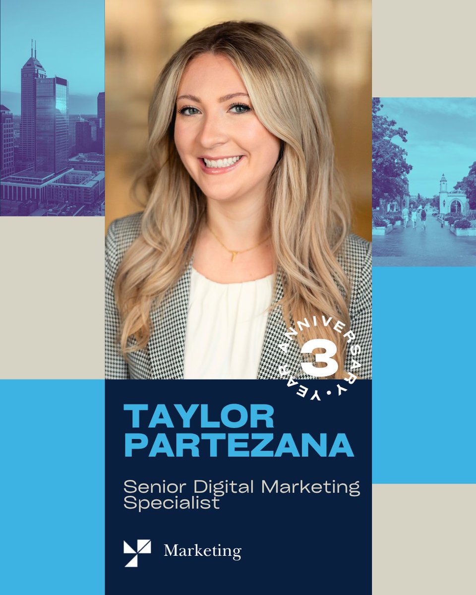 Congratulations to Taylor Partezana on 3 years with McGuire Sponsel! 🎉

As a Senior Digital Marketing Specialist, Taylor plays a key role in elevating our brand and connecting our firm’s expertise with CPAs and industry partners nationwide.