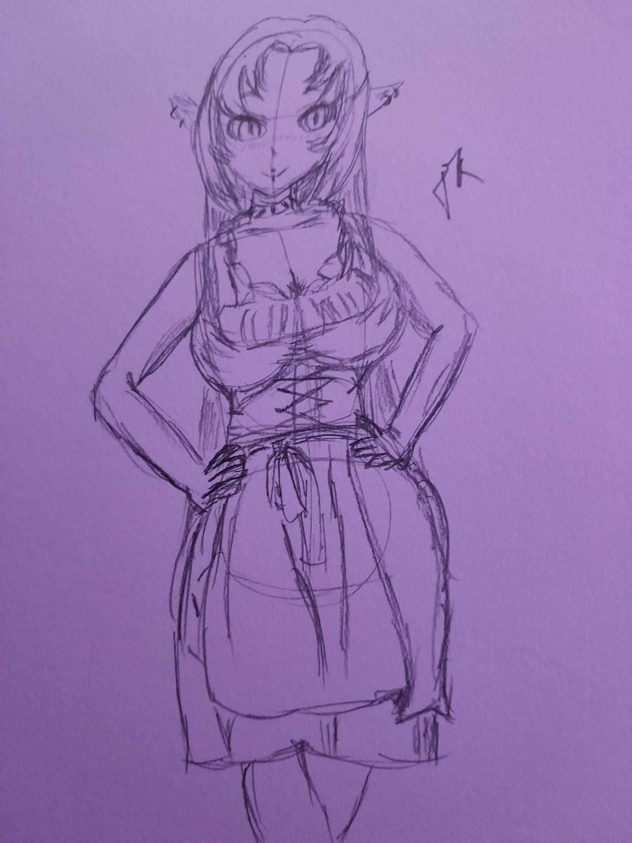 Art for <a href="/KandiVT/">KANDI THE TOOTH DEMON ♡</a> 
"draw me like one of your German girls"