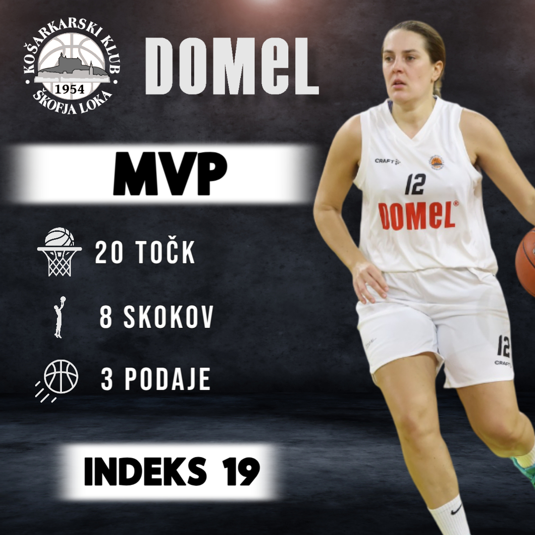 MVP = URŠA ŽIBERT 🔥📊

Kapetanka z 'buzzer-beaterjem' 🛎 odločila tekmo na Podnu!🏀

Met za 2 točki 7/8, prosti meti 6/8, ob tem pa tudi 13 izsiljenih osebnih napak.

#lthcastings #domel #ggd #difa #polycom #skofjaloka