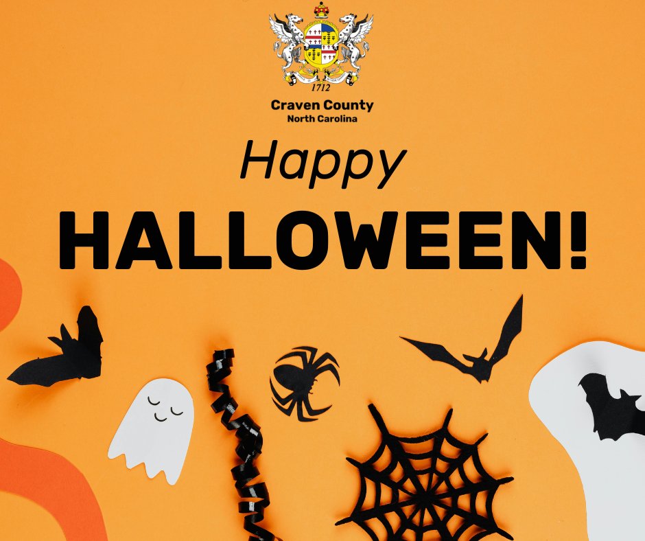 Happy Halloween from Craven County! Be safe, and have fun!