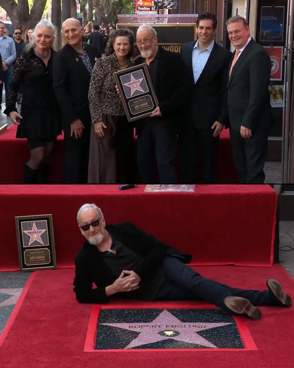 Congrats to the legendary <a href="/RobertBEnglund/">Robert B. Englund</a> ! I wish Wes could have been there!