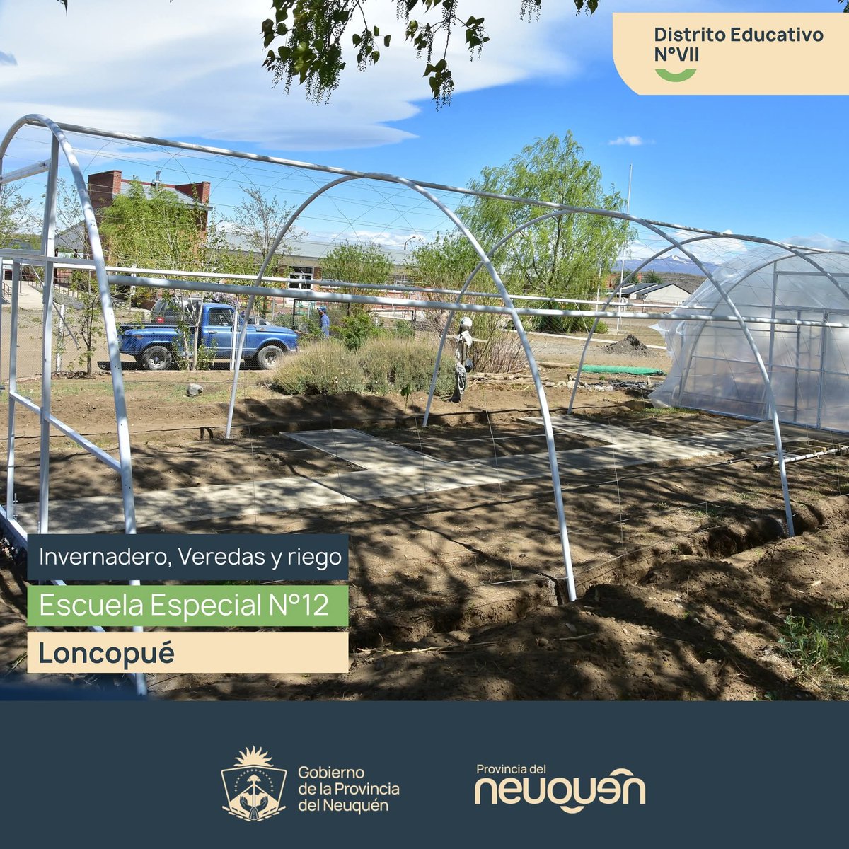 🌿✨ Escuela Especial N°12 ✨🌿

Con gran alegría compartimos q culminaron los trabajos de veredas hacia el sector invernadero, junto a la remodelación y mantenimiento del espacio, y la reestructuración del sistema de riego y tanque australiano 💧🌱 
<a href="/Rolo_Figueroa/">Rolo Figueroa</a>
<a href="/soledezapala/">Sole Martinez</a>