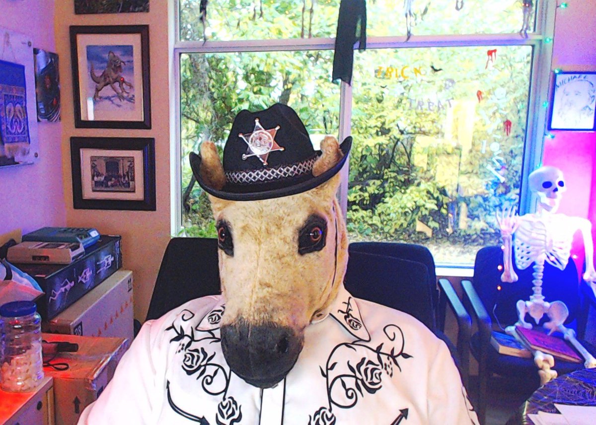 Halloween horsing around