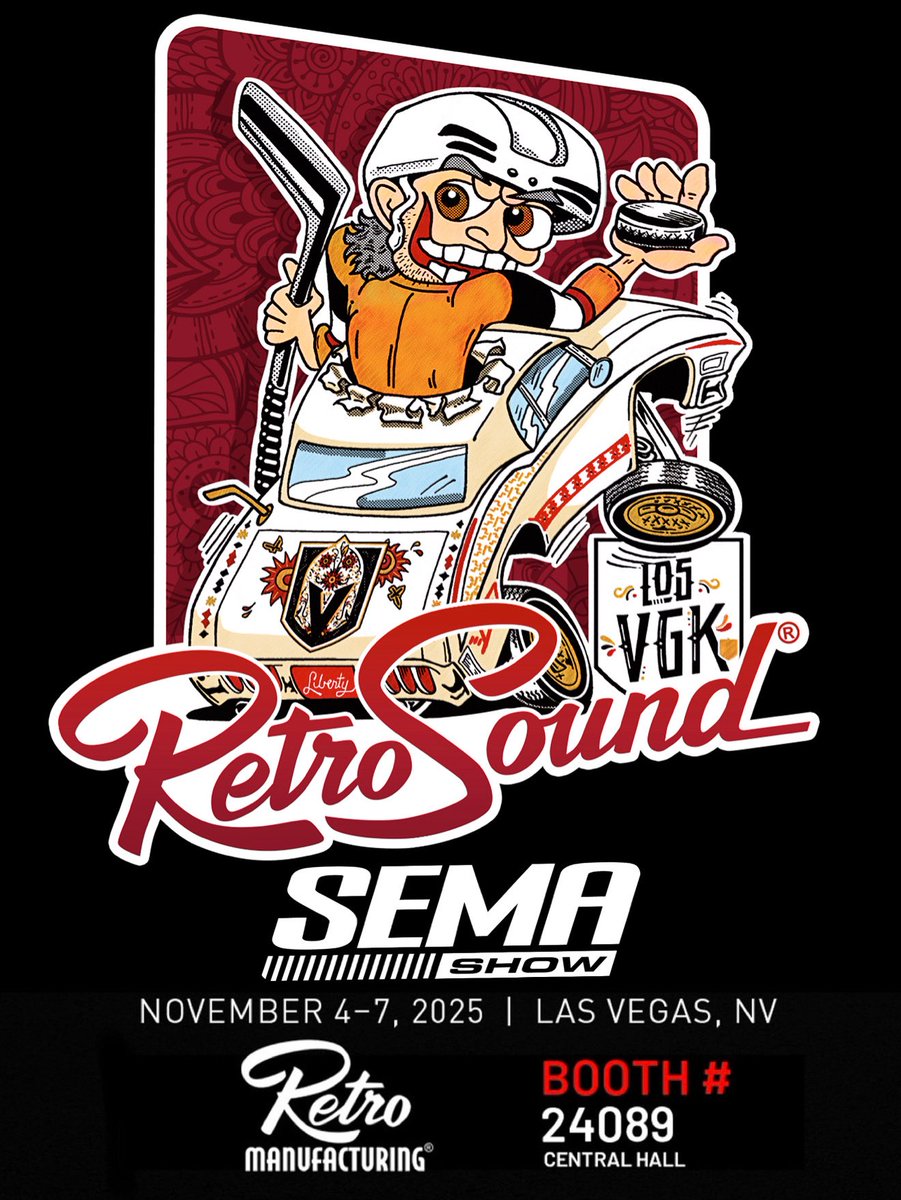 Retro_MFG's tweet photo. Happy Halloween 🎃 We’re partnering with @LosVGK to unveil their 1968 Chevrolet Impala Low-Rider by Joaquin S and Lluvia S, at the 2025 SEMA Show. Head on over to our booth # 24089 in Central Hall, we may have some tricks or treats! #SEMA2025

🎨: Robb Rocket Designs https://t.co/tEX4U1S1ta
