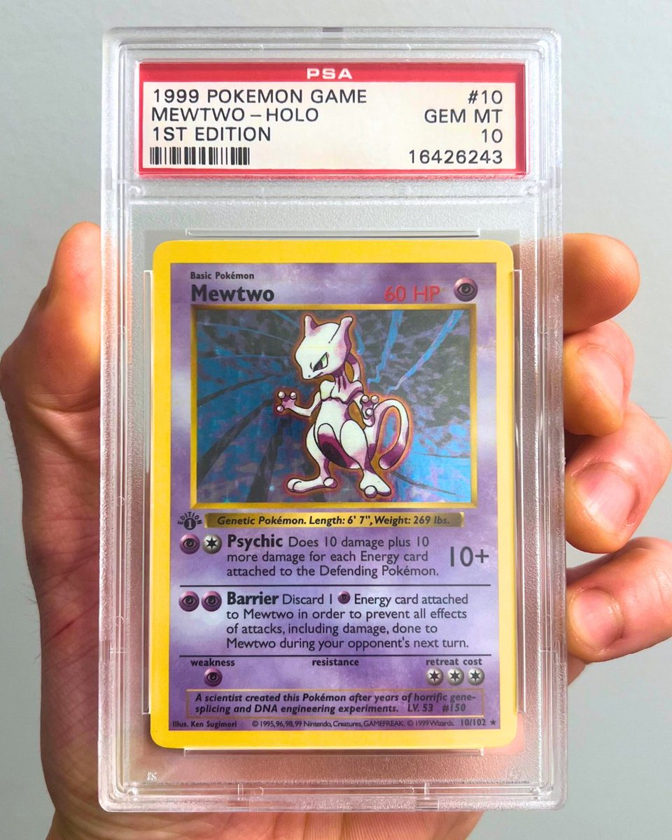 1999 pokemon card binder Mewtwo ex 022/025 – PSA Graded – 25th Anniversary Promo – JapanPopMart –  Japan Pop Mart main image 0