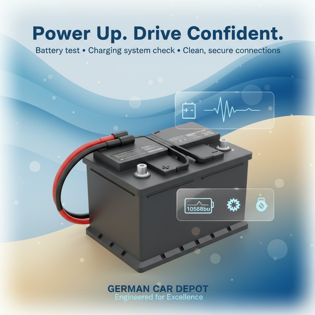 GermanCarDepot's tweet image. Power up your holiday miles. Battery test + charging system check = confident starts in any weather.
#GermanCarDepot #BatteryCheck #ElectricalSystem #EuropeanCars #Audi #BMW #Mercedes #Porsche #Jaguar #LandRover #VW #SouthFlorida