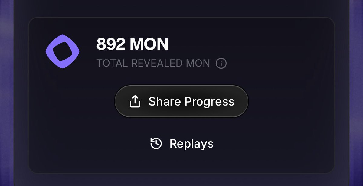 Huge thanks to <a href="/shefiorg/">shefi.eth (💫,💫)</a> and <a href="/monad/">Monad (mainnet arc)</a> for the airdrop love today. My $MON journey starts now. Let's gooo 🪙✨