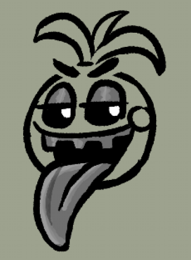 teeny art update: i'm moving over from Sai2 to Clip Studio Paint so my art may be a bit rocky for a while. take a test pic i did of T.Chica for halloween while i get acquaintanced with the new program!