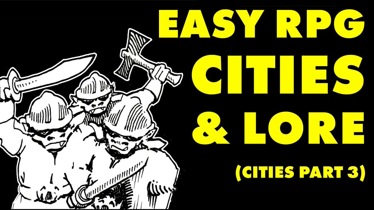 I think RPGs should be easy and fun to play.

This video shows you how to make your own city to base your campaign in.

Only there is a twist - what if you think in terms of an imaginary history when making your city?

Follow the link in the next post to find out how it's done.