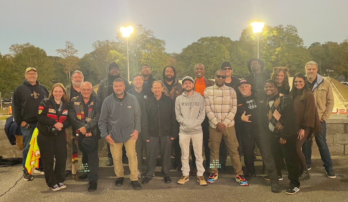WLOS_13's tweet photo. 🏈 🎃 A shoutout to our Friday Night Rivals crew, which is working its 11th and final FNR game of the 2025 season tonight in Greenville, South Carolina, as Greenville hosts T.L. Hanna on Halloween Night. #fridaynightrivals #news13 #my40 https://t.co/5doCl2H9Op