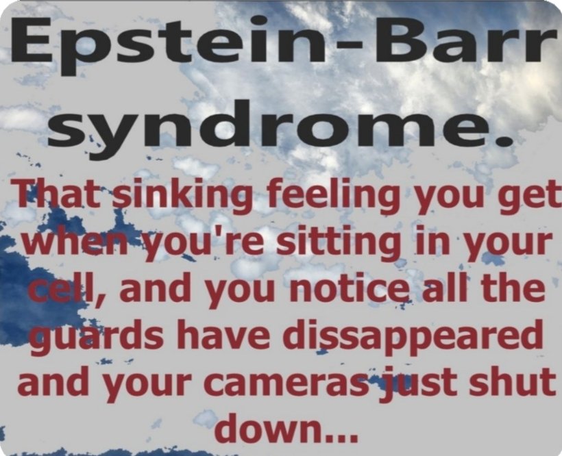 NYTupelo7's tweet image. Epstein-Barr Syndrome...
#ReleaseEpsteinFiles