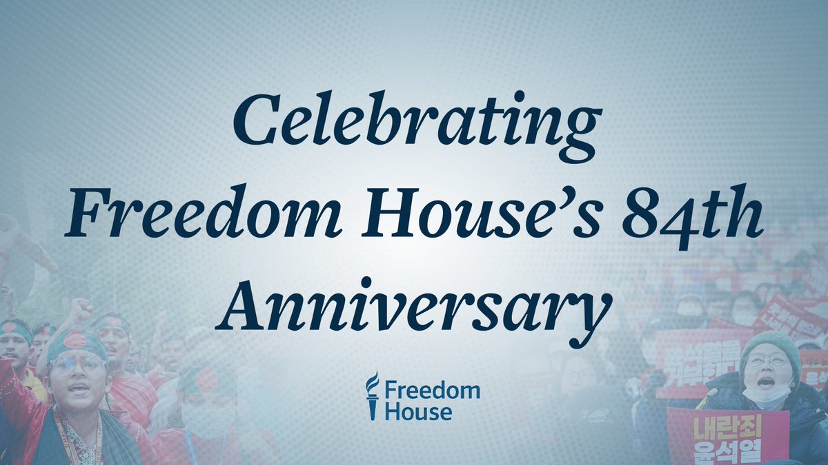Freedom House tweet media