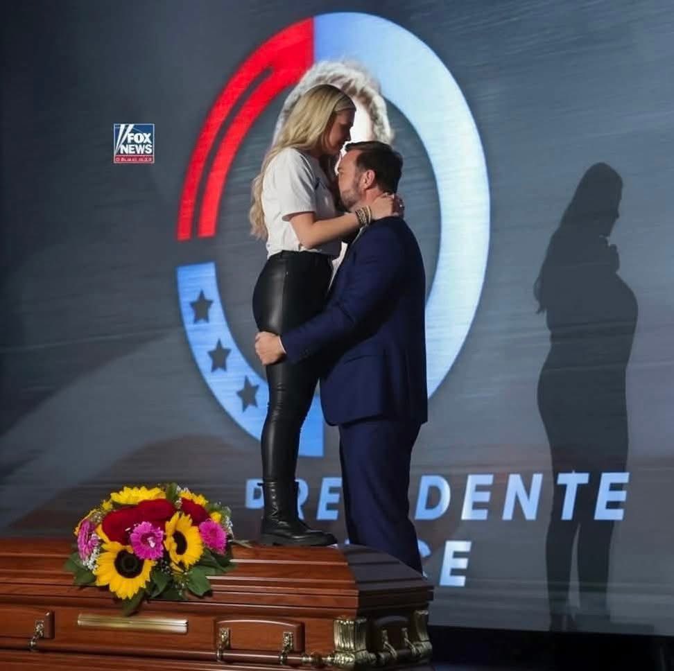 RyanShead's tweet image. Erika Kirk and JD Vance can’t hide it any longer. 👀
I’m sure Charlie Kirk would be proud she’s marrying up. 😬