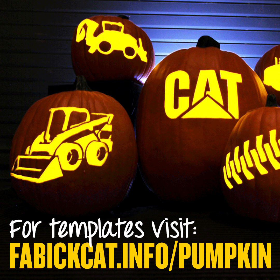 FabickCat's tweet image. It’s time to enjoy tricks and treats. It’s time to share our favorite #CatEquipment #jackolantern #art to celebrate a #HappyHalloween 🎃 
 #TeamFabickCat #Halloween #pumpkins #diy #halloweendecor fabickcat.info/48Irhks