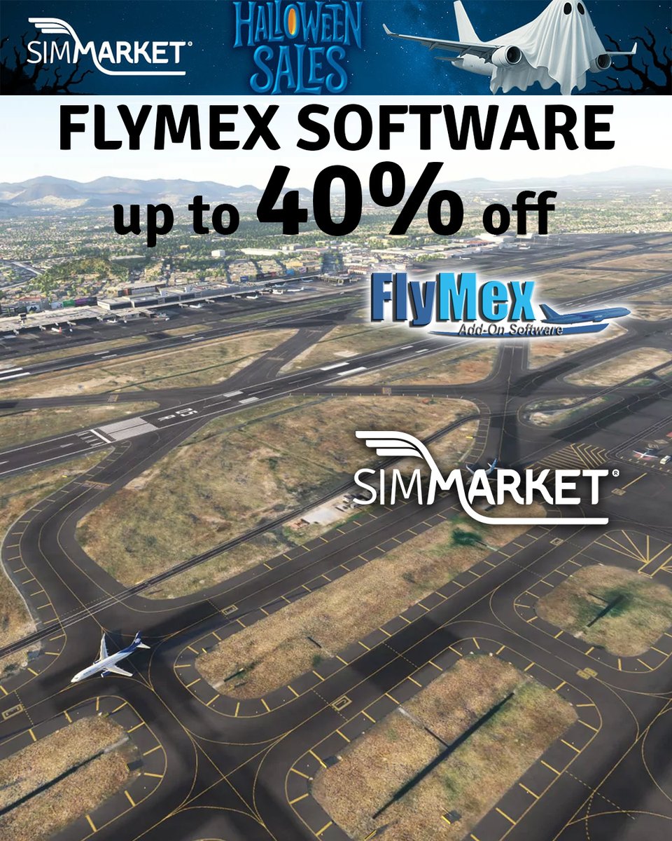 simflight's tweet image. ✈️ Explore Mexico in MSFS!
FlyMex Software is up to 40% OFF until Nov 9 🛒
 secure.simmarket.com/promotions.php…

🔥 Top Picks:
🇲🇽 MMMX Mexico City Intl
🏝️ MMCZ Cozumel Intl
🌆 MMAN Del Norte + Monterrey

#MSFS #FlightSimulator #FlyMex #SIMMARKET
