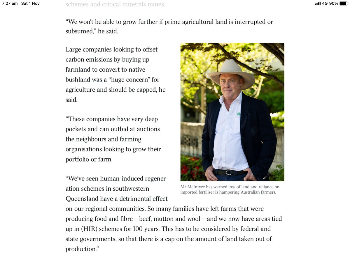Farming chief calls for food security, opposes ‘renewables at any cost’ theaustralian.com.au/nation/nffs-ne… #farming #agriculture #renewables #foodsecurity #backaustralia #auspol #NFF