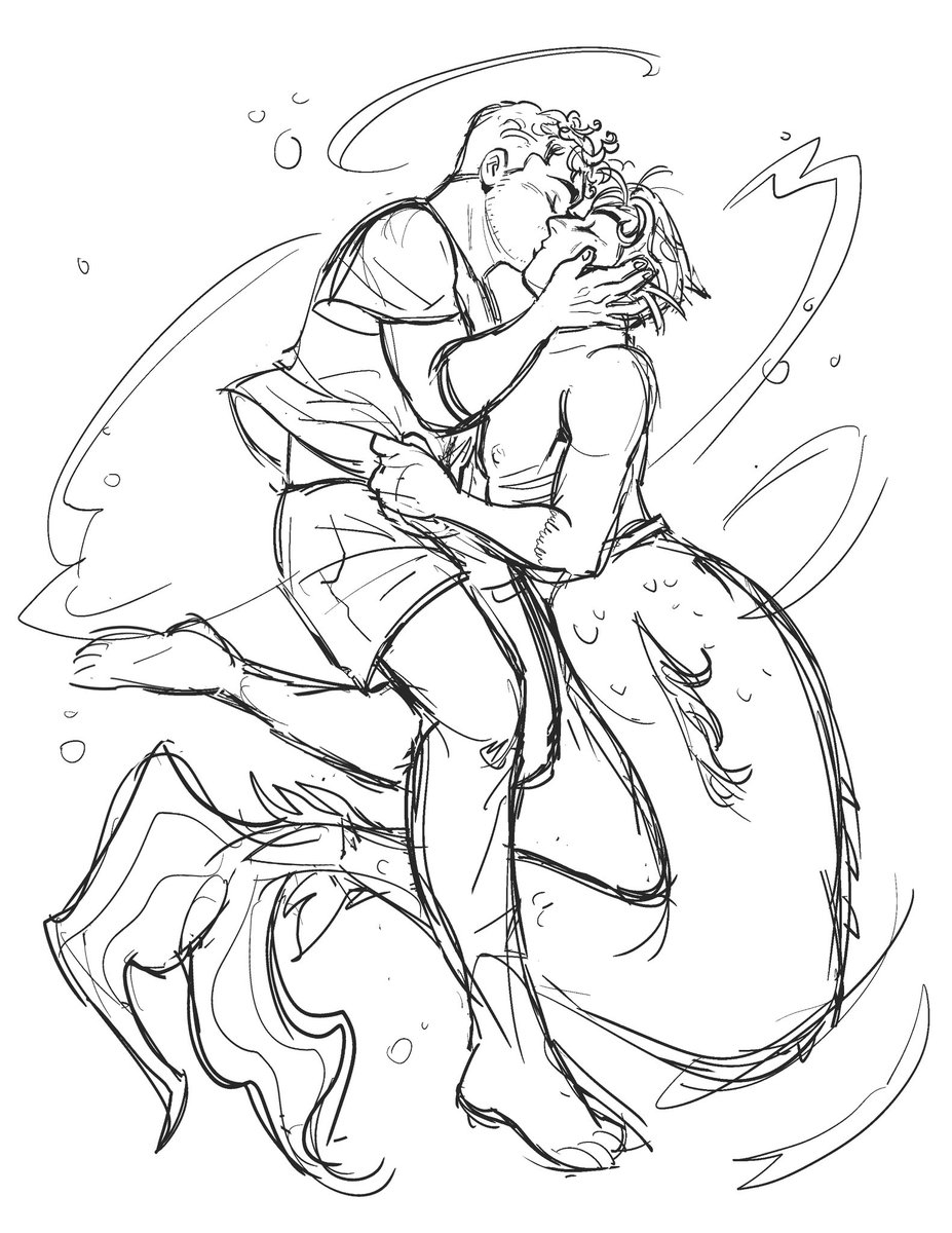 here’s the third mereddie installment that never got finished 🧜‍♂️ happy halloween!!