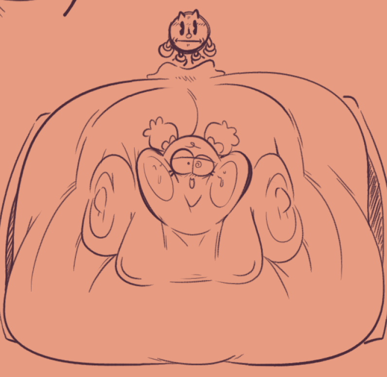 // Implied Vore
pinky promptly packing on the pounds