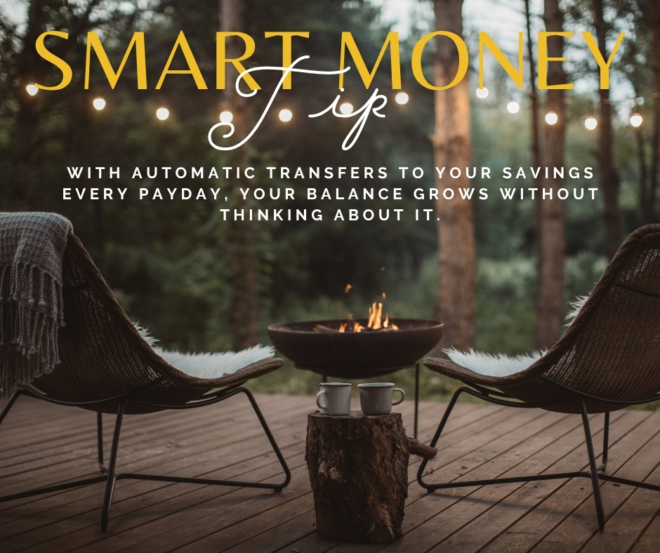 ChiroFcu's tweet image. Set up automatic transfers to your savings account each payday! Little by little, your balance grows without      even thinking about it. #smartsavings #CFCU #Chirofcu