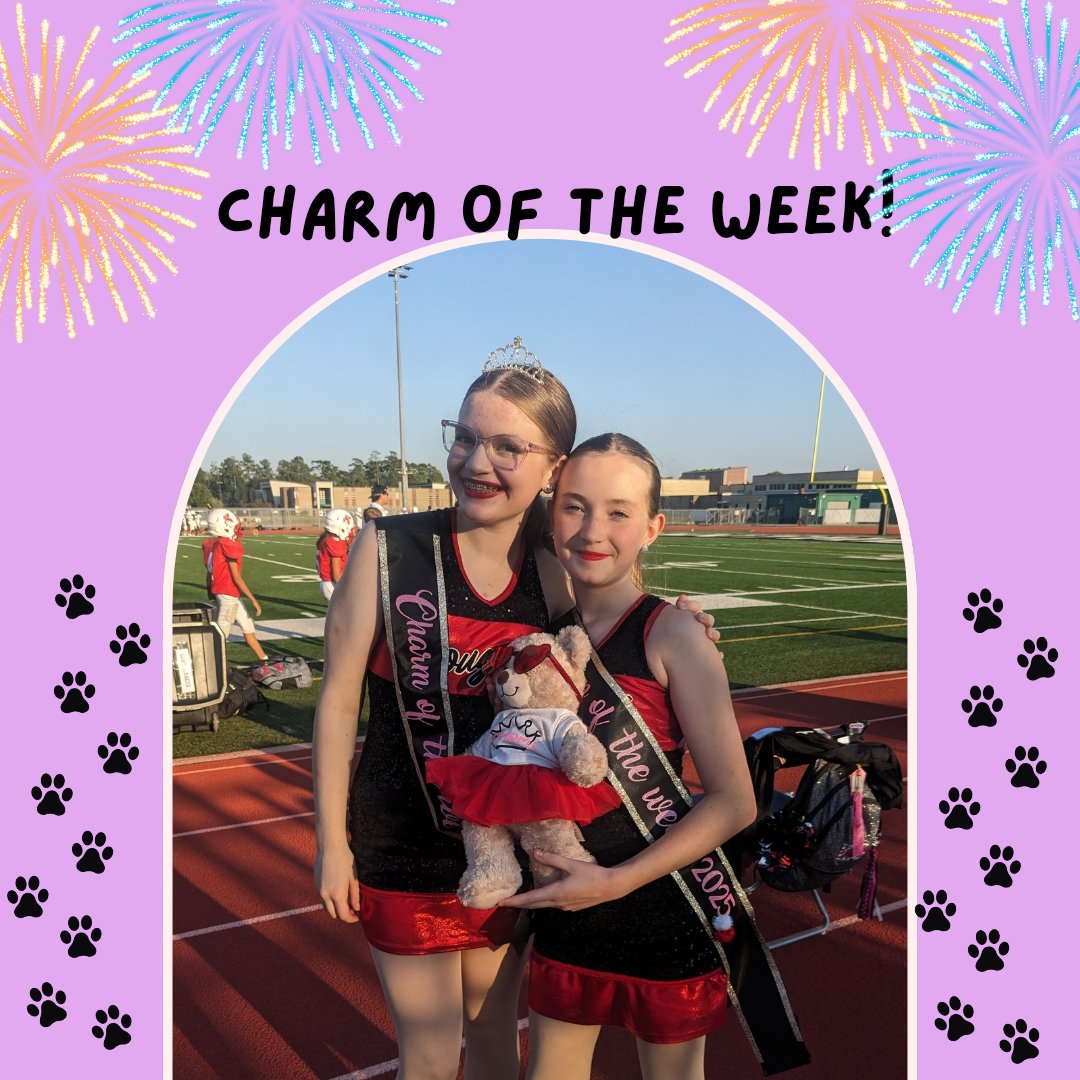 Congratulations to our last Charms of the week Elise and Melissa! We had such an amazing football season #kmscougarpride