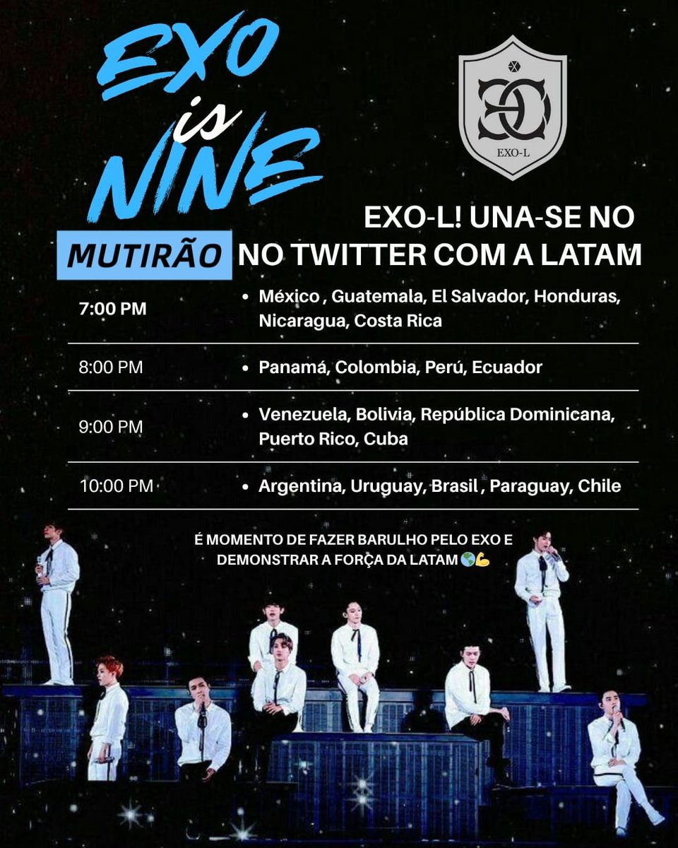 Mutirão de hashtags! Nos unimos numa mensagem:

우리는 CBX를 지지합니다
<a href="/SMTOWNGLOBAL/">SMTOWN</a>,
CBX가 모든 스케줄을 비워두었는데도 왜 EXO 팬미팅과 컴백에서 제외했나요?
우리도 CBX가 팬미팅과 컴백에 함께하길 원합니다.

#AlwaysWithOT9
#CBX_is_part_of_EXO
#첸백시는_엑소의_일부입니다